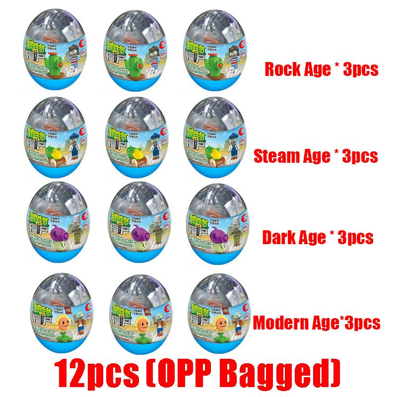 

Plants Vs Zombies Surprise Capsules Toys Kids Assembling Building Blocks Game Figure Model Dolls Children s Puzzle Toy Gifts