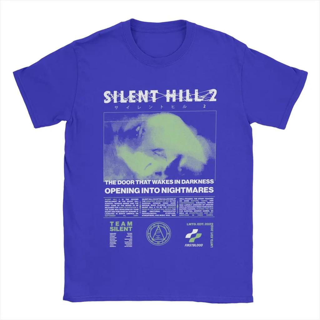 2026 Unisex Silent Hill 2 T Shirts Cotton Clothing Casual Short Sleeve Round Neck Tee Shirt Adult T-Shirts Hip Hop Streetwear Oversized Tshirt