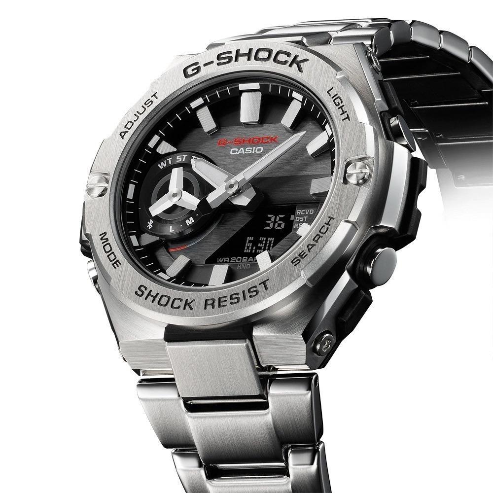 Casio G-Shock G-STEEL GST-B500 Series Solar Bluetooth Analog Digital Watch GST-B500D-1A