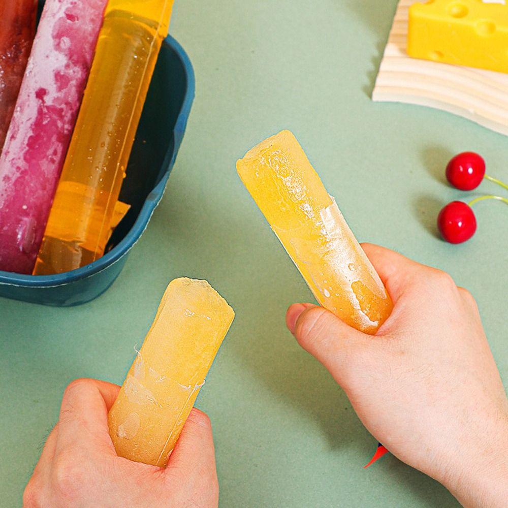 20PCS Freezer Ice Popsicle Bags Zip Lock Freezer Bag Ice Cream Tool Ice Pouches  for Summer