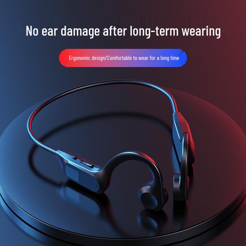 2025 X7 Bone Conduction Wireless Over-Ear Bluetooth Headphones with Sports Display & Dual Mode