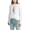 Polo Ralph Lauren Bear Graphic Print Long Sleeve T-Shirt Women Tops WMPOKNIN6810187-E86