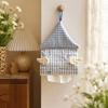 Wings Tissue Box Cover Stripe Grid Napkin Holder Decorative Hanging Tissue Holder Bathroom