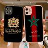 Morocco Map Flag Matte Protective Case For IPhone 16 15 14 13 12 11 Pro Max X XS MAX Protection Case