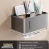 Cmaos Wandmontierter Badezimmer-Taschentuch- & Rollenpapierhalter