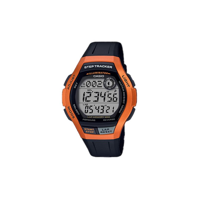 

Casio YOUTH Series-Disc Digital Display Step Tracker Waterproof and Shockproof Chronograph Quartz Movement Resin Strap Japanese and Korean WS-2000H-4A сірий колір
