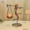 Vintage Iron Candlestick Decoration Nordic Light Luxury Candlelight Dinner Romantic Small Decoration