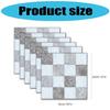 Bathroom Safety Floor Stickers 6PCS PVC Slip Proof Adhesive Wall Decals For Shower Floor Tiles Kitchen Sink Installation
