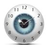 Ochiul Glob Ocular Pupila Nucleu Vedere Ochi Oftalmologie Ceas de Perete Tăcut Ochiul Atotvăzător Anatomie Corp Uman Ceas de Perete Noutate Cadou