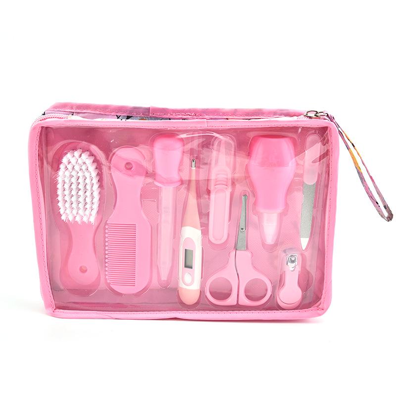 Baby-Pflege-Werkzeug-Set Säuglings-Nagelknipser Kinder Hygiene-Pflege Thermometer Schere Nagelfeile Neugeborenes Baby Maniküre-Set Pflege-Set