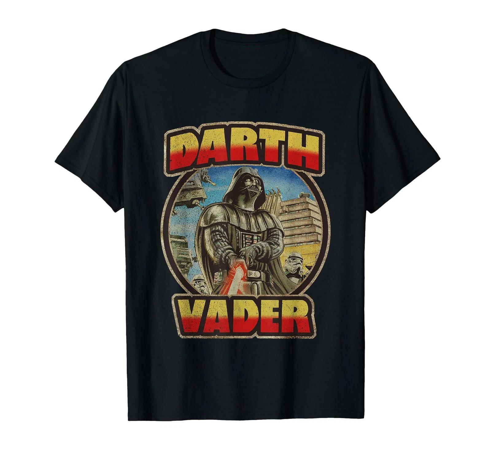 Star Wars Iconic Darth Vader Comic Retro Big Chest Poster T-Shirt_ 3XL