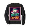 Merry Christmas Snowman Vintage Retro Christmas Christmas Sweatshirt