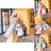Soft Silicone Panda Keychain Plush Adorable Bag Accessory And Gift
