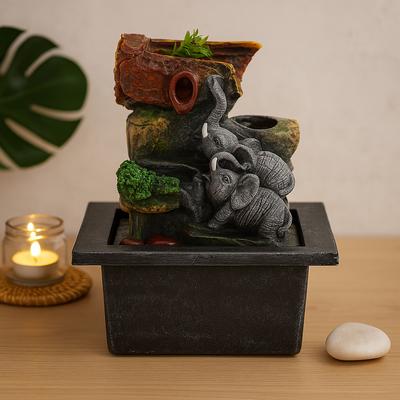 Tabletop Fountain Elephant 20 Cm