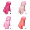1 Pair Cold Winter Children Skiing Glove Portable Snow Knitting Gloves Wind-proof Warm-keeping Mittens Warming Outdoor