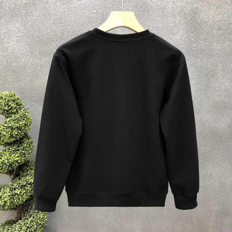Mens Oversized Cotton Graphic Print Sweatshirt Winter Long Sleeve Crewneck Hoodie-Free Pullover