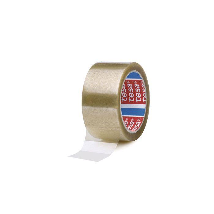 Tesa 4089 Ruban D'emballage En Polypropylène. Adhésif En Caoutchouc Naturel 132m X 50mm Transparent