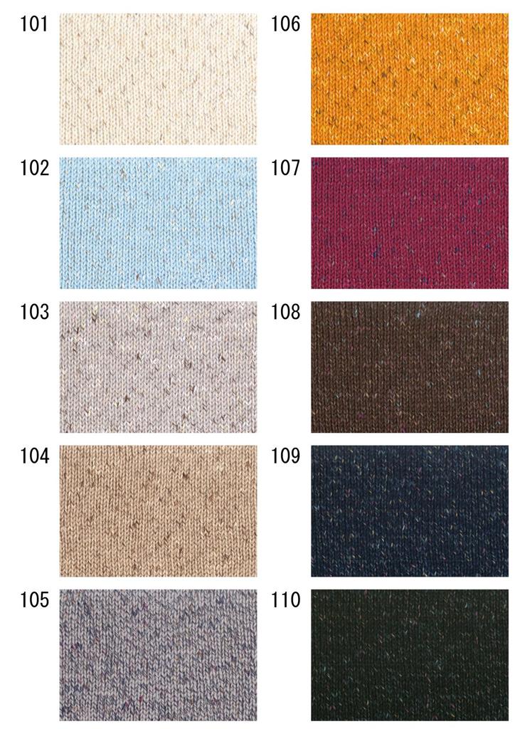 Olympus First Wool Yarn, Extra Thick, Col. 110, Black, 25g, Approx. 46m, Pack of 6