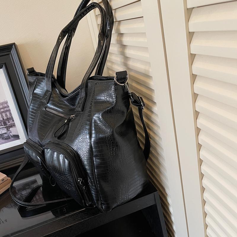 Large Capacity Women's Bag Commuter Tote Bag Shoulder Crossbody Bag