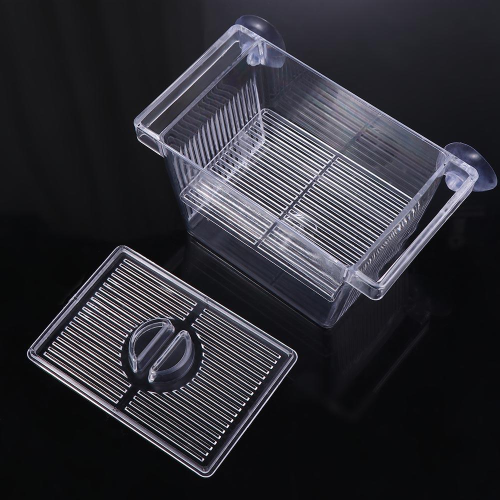 With Suction Cups Aquarium Breeder Box Fish Breeding Box Fish Isolation Box Fish Baby Hatchery