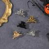5 Piece Halloween Skull Arachnid Hair Clip Zinc Metal Costume Hair Accessories For Kids Adults Party Cosplay