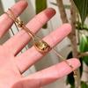 Korean Gold Water Drop Long Necklace—2026 High-End Fashion Sweater Chain for Women