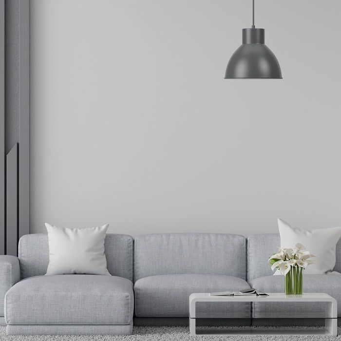 Suspension décorative - Métal - BV05-00041 - 1xE27 23W - Gris - Intérieur