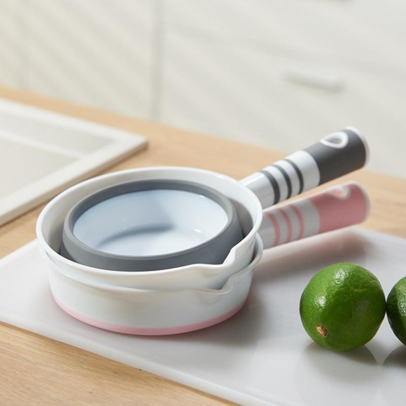Water Scoop Collapsible Silicone Water Ladle With Antislip Handle Pour Spout For Kitchen Bathroom Camping Home Use