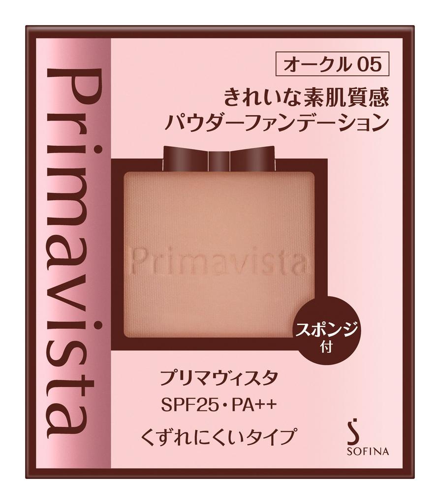Sofina Primavista Beautiful skin texture powder foundation limited Moomin design compact project product (Ocher 05) +