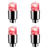 1/4Pcs Car Wheel Lights Cap Auto LED Light Wheel Tire Tyre Air Valve Stem Caps Cover for Car Motorcycle Auto Lights Accessories