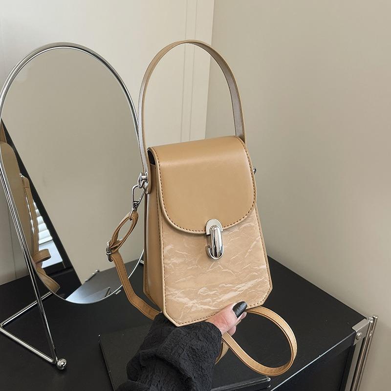 Beliebte Tasche Damen neue tragbare kleine quadratische Tasche vielseitige Schulter Messenger Handy-Tasche