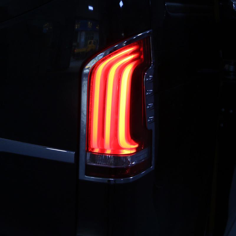 Suitable for VITO LED Taillight Assembly V260 Upgrade - V-Class Rear Headlight with LED Daytime Running Light