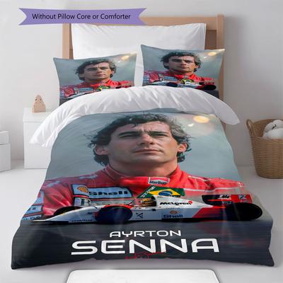 Senna Pattern Bedding Home Decoration Birthday Gift ( 1 Duvet Cover + 2 Pillowcase, Without Core),fan Merchandise.