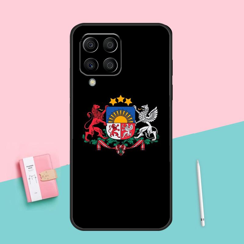 Latvia Flag For Samsung Galaxy M16 M31 M21 M33 M53 M13 M12 M32 M52 M11 M35 M55 M15 M14 M34 M54 M06 Case