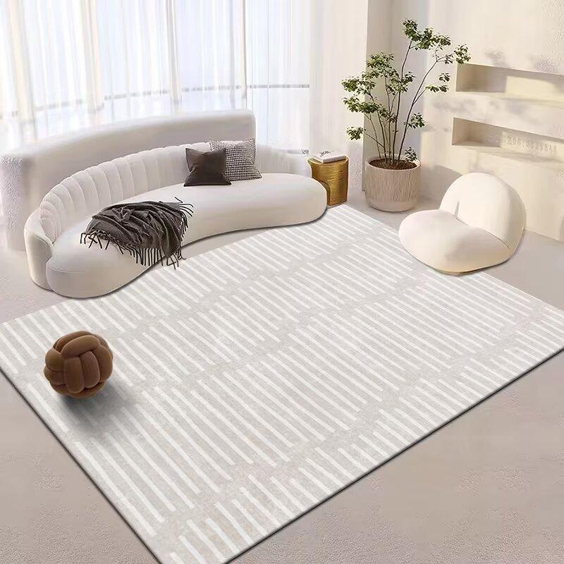 Nordic Large Carpets for Living Room Light Luxury Decor Non-slip Soft Mats Bedroom Lounge Area Rugs
