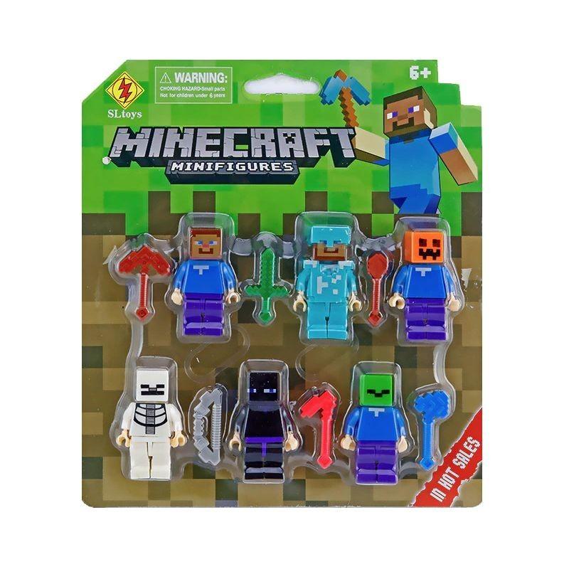 Minecraft Puslespils Actionfigurer Samling Høj Kvalitet Boligdekoration Og Gave Til Spillere