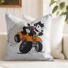 Stars FFelix The Cat Cushion Cover Eco Linen Pillow Case DoubleSided Print Breathable Durable Zipper Home Decor Gift