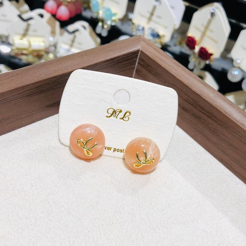 

Colorful Glass Apple Charms Fruits Pendants for Earring Designer Fine Jewelry Butterfly Stud Earrings for Women Brincos