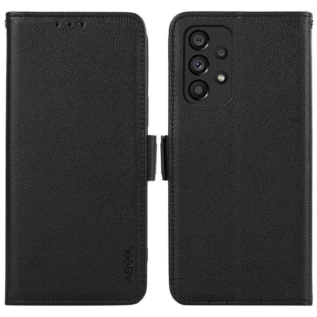 ABEEL For Samsung Galaxy A52 4G/A52s 5G/A52 5G Case RFID Blocking PU Leather Card Holder Phone Cover