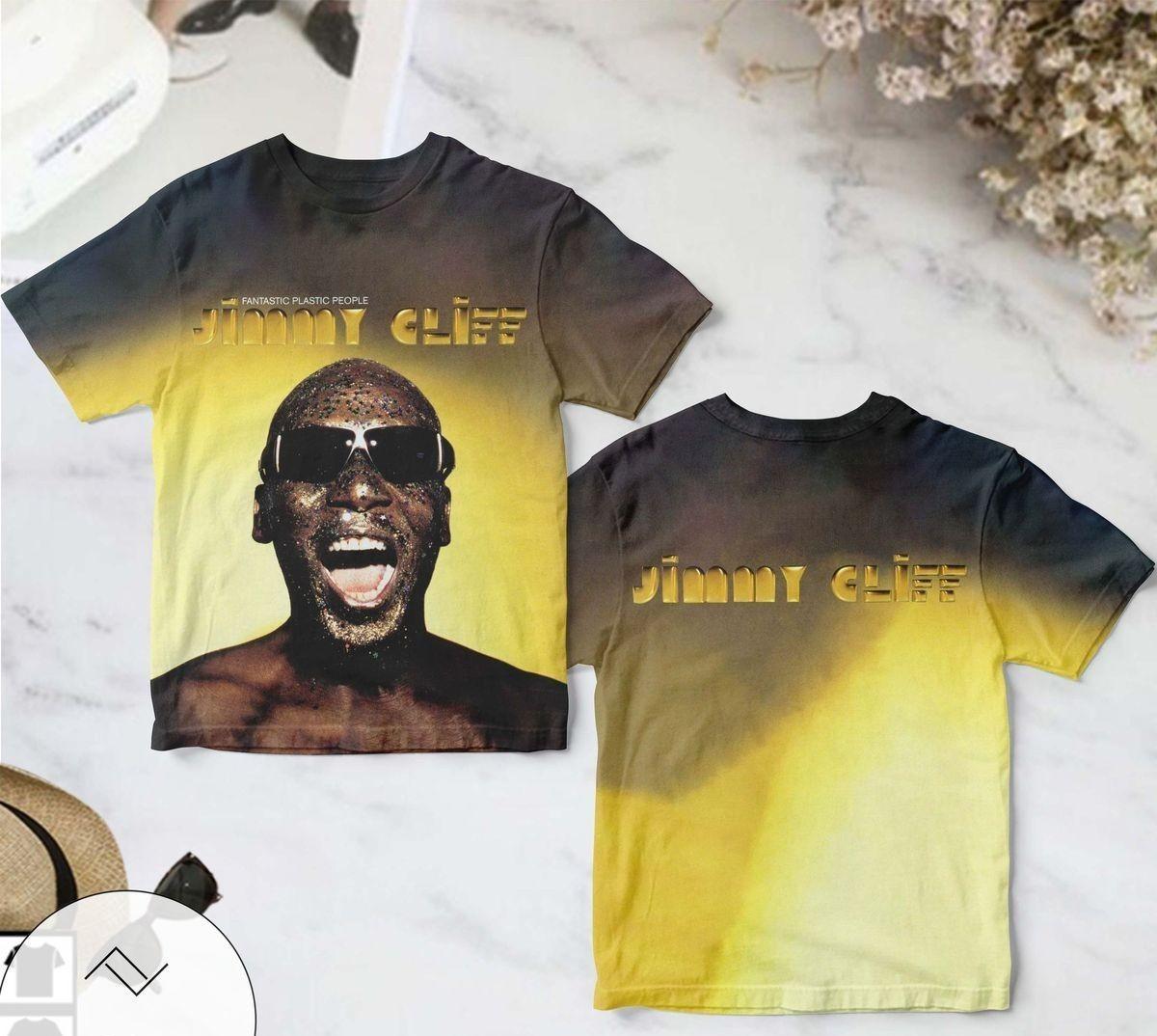 R.I.P Jimmy Cliff Fantastic Plastic People Album Cover AOP 3D 5XL Tee U18.23 S