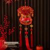 Fu Character Red Berry Hanging Decorations