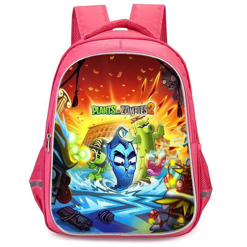 Plants Vs. Zombies Plants Vs. Zombies Anime Backpack Student Bag