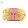 100g Ecopelle Filato da Crochet Lucido Filato per Maglia Fai-da-te Pallina di Filato per Borsa Coperta Cuscino Maglia Maglia all'Uncinetto Filato