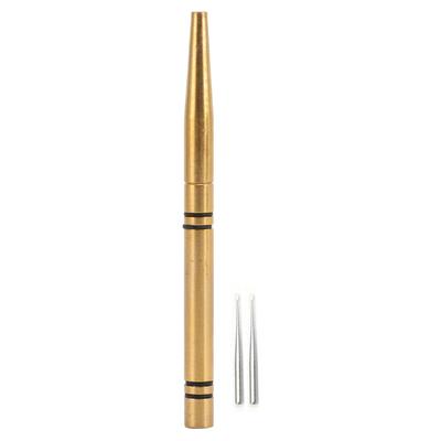 Watch Lubricant Oiler with 2 Replacement Pins Brass Oil Applicator for Wristwatch Band Chain Movement