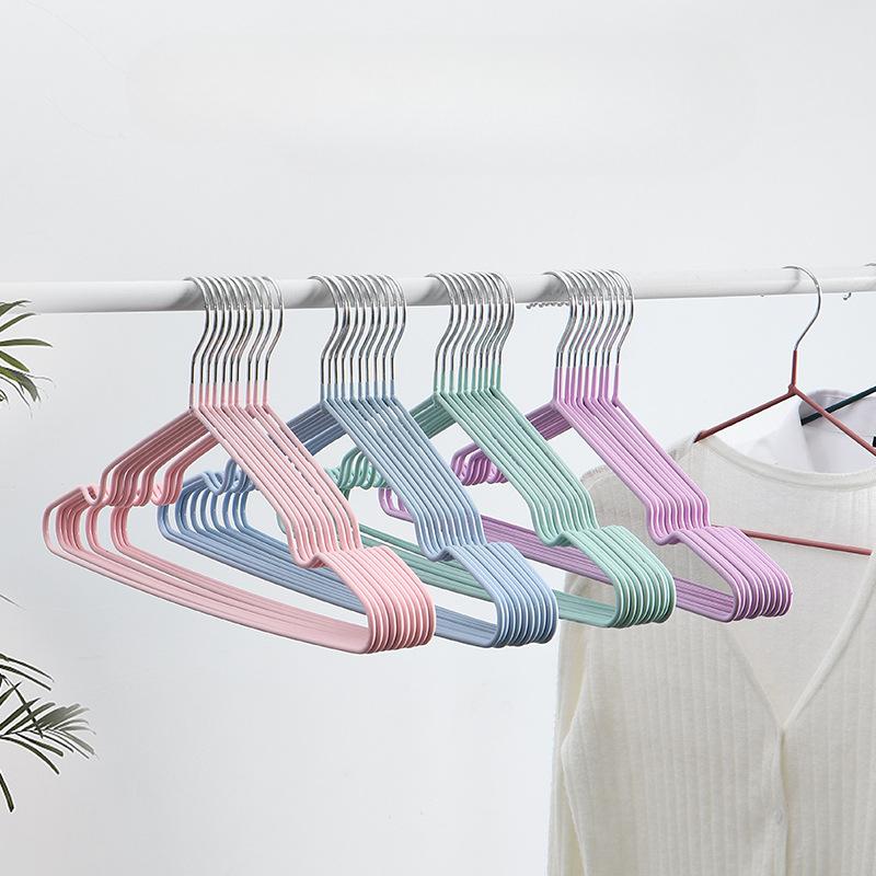 Non-Slip Immersion Hanger Dormitory Clothes Drying Rack Adult Clothes Drying Rack Household Bold Clothes Support Non-Marking Clothes Hanging Rack