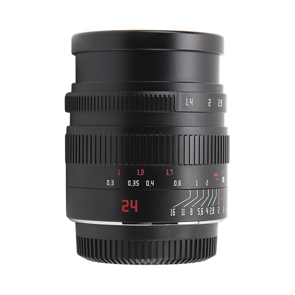 7ARTISANS 24mm F1.4 APS C Obiektyw z manualnym ustawianiem ostrości Obiektyw do aparatu półklatkowego z mocowaniem M43 dla GH3 GH4 GF1