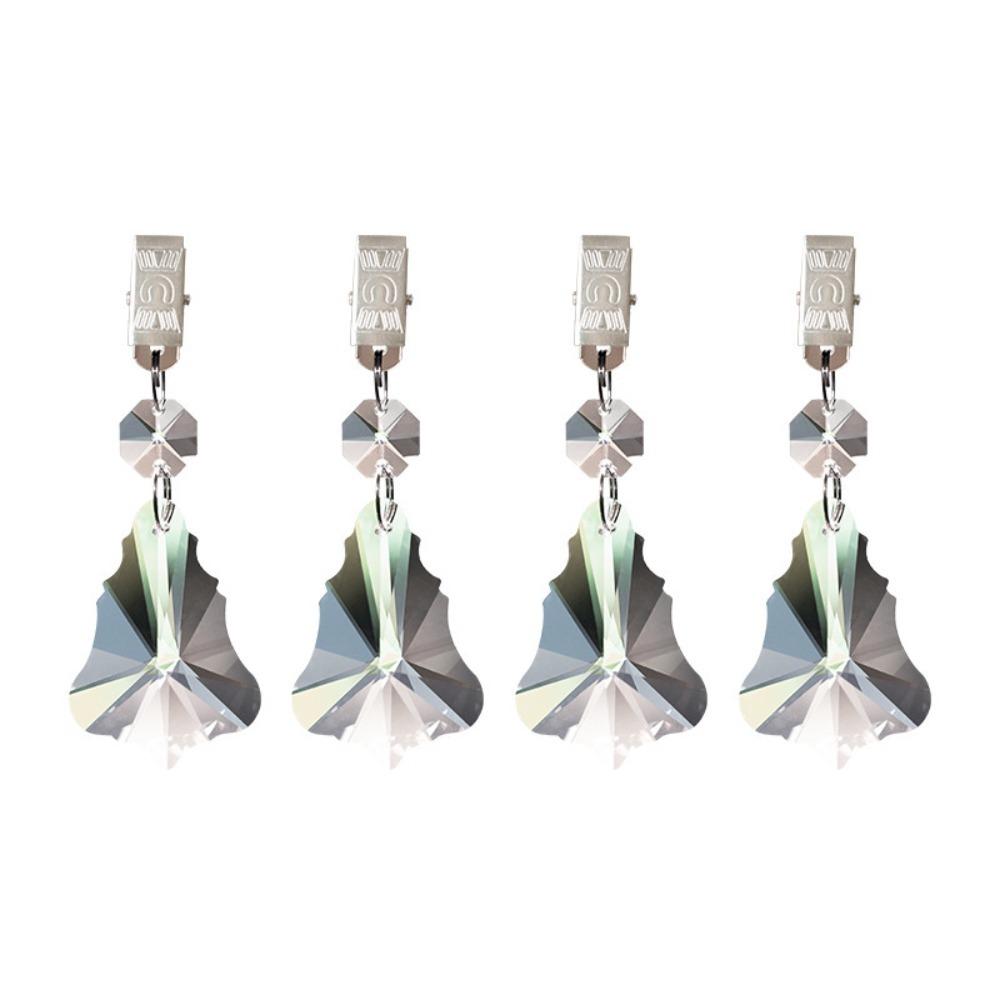 4PCS Windproof Crystal Tablecloth Weights Decorative Tablecloth Clip Table Cover Holder  Banquet Style B