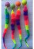 1PC Cat interactive toy Tickle Cat Colorful bouncing ball Pet supplies Puzzle teasing indoor cat worm caterpillar elastic toy