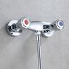 Hot and Cold Out Water Inlet Valve Metal Double Shower Faucet Valve Modern Diverter Valve