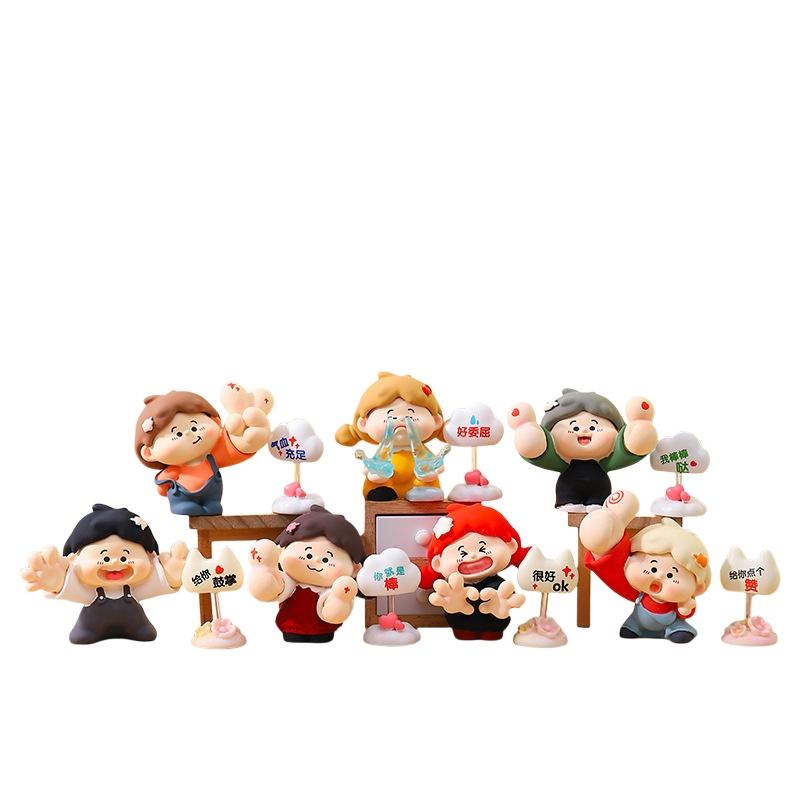 

§New Series Blind Box Cute Desktop Decor Collectible Figure Toy Mystery Box Birthday Gift